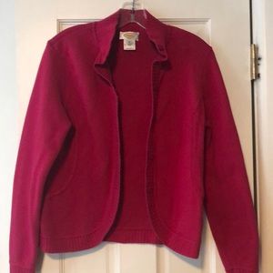 Women’s Talbots snap-front cardigan sweater